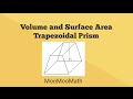 Volume and Surface Area Trapezoidal Prism
