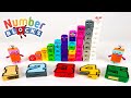 Numberblock Even Numbers Missing from step-squad! Transform Toy Vehicles, Learn Math, Count by Twos