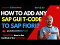 How to Add Any SAP GUI Transaction Code to SAP Fiori LaunchPad within 7 minutes? | Fiori Tile | SAP