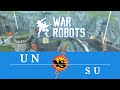 War Robots - 3 UN vs 5 SU Champion League squad games. Ggs