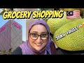 WEEKLY GROCERY SHOPPING IN MALAYSIA! 🇲🇾 | PRICE COMPARISONS 🇬🇧 |EXOTIC FRUITS 🍇 | COSTS 💰