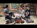Caught the thief who caused many of wild boar and chickens to go missing, Vang Hoa