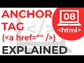 How to link pages in HTML, Anchor Tag in HTML, a Tag in HTML | Web Development Tutorials #8