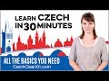 Learn Czech in 30 Minutes - ALL the Basics You Need