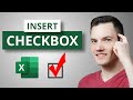 How to Insert Checkbox in Excel