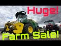 Massive Farming Machinery Sale at York! Lots of Tractors, Modern and Vintage! With John Deere Mick!