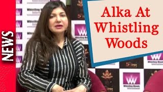 Latest Bollywood News - Alka Yagnik Address Students Of Whistling Wood - Bollywood Gossip 2016 Latest Bollywood News - Alka Yagnik Address Students Of Whistling Wood - Bollywood Gossip 2016