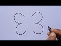 How to Draw Butterfly From 33 Easy Step by Step | Drawing From Number | Art Green |