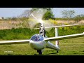 Glaser-Dirks DG-800A Motor Glider/Self-Launch Sailplane Assembly, Takeoff & Landing