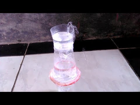 Cara Membuat Air Mancur Dari Gelas Plastik Bekas