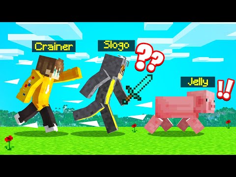 PLAYING SPEEDRUNNER vs. HUNTERS As A PIG Minecraft 