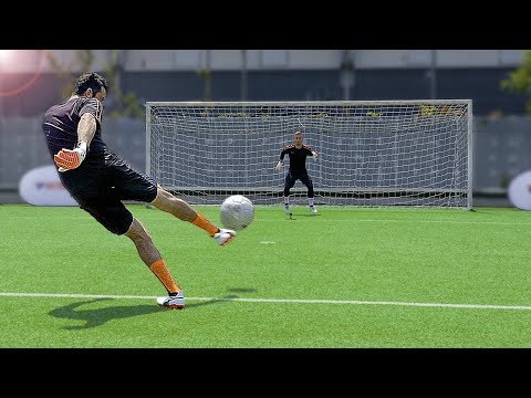 freekickerz vs Buffon Ultimate Football Challenges