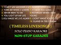 TIMELESS LOVESONGS NON-STOP KARAOKE (COVER_CY)