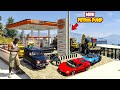 Franklin & shinchan Make Mini Indian Petrol Pump in GTA 5 | Pennem Star