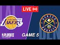 NBA LIVE! Los Angeles Lakers vs Denver Nuggets Game 5 | April 28, 2024 | 2024 NBA Playoffs Live 2K