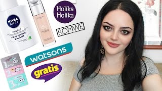 Alışveriş (Romwe, Gratis, Watsons, Holika Holika...) || Öykü Çetinkale