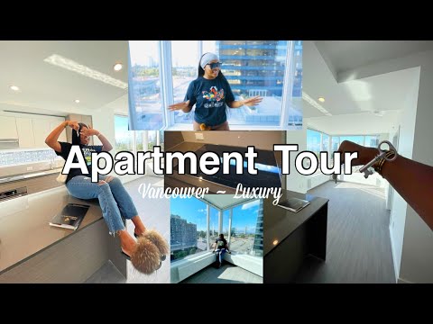 MY EMPTY MODERN LUXURY APARTMENT TOUR 2021 WE DID IT 💥CANADA