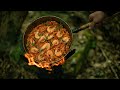 🔥Fire Infused Risotto - Cooking in the Jungle