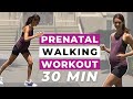 30 MIN PRENATAL CARDIO WALKING WORKOUT | Pregnancy Low Impact Walking Workout