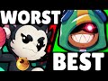 (V38) Ranking EVERY Brawler from WORST to BEST! | Pro Tier List 2024