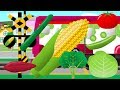 Kids Learning vegetables names | train animation