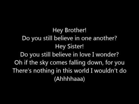 Avicii Hey Brother Lyrics 