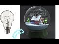 How to make snow globe with fuse bulb💡