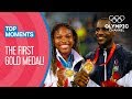 Olympic legends when they won their FIRST gold medals | Top Moments