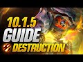 Patch 10.1.5 Destruction Warlock DPS Guide! New Talents, Builds, Rotations and More!