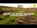 What remains of the "first" steam powered passenger railway line?