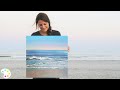 How to Paint in Acrylics | Ocean Painting Tutorial