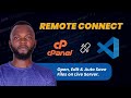 How to Connect Visual Studio Code to Cpanel | Open , Edit & Save Files on live server | FTP simple.