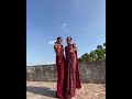 Posing with best friend/sister both wearing saree 2020//stylish fashion trend