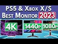 🎮 Best Monitor PS5 / Xbox Series X & S 2023 | 1080p, 1440p, 4K. Best Monitor for Xbox Series X / S