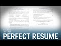A résumé expert reveals what a perfect résumé looks like