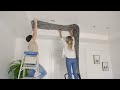 Loomwell Wallpaper ceiling install tutorial