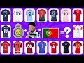 Guess the football players by Childhood photos, Song, Jersey, Club, and Country.Ronaldo,Messi,