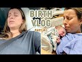 Unmedicated Natural Birth Vlog *Raw & Real* We Almost Delivered on the Highway