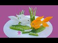 How to Carve Fishes | Feel Relaxed with Beautiful Garnishes