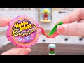 Awesome Miniature Hubba Bubbba Bubble Tape | ASMR Tiny Chewing Gum & Mini Food by Miniature Cooking