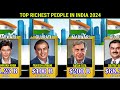 🤑 Rich People in India 2024 | Top 100 Billionaire by ranking |3d Comparison