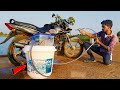 High Pressure BIKE/CAR Washer|தெறிக்க விடும்|How to Make Portable Car Washer | Mr.Village Vaathi