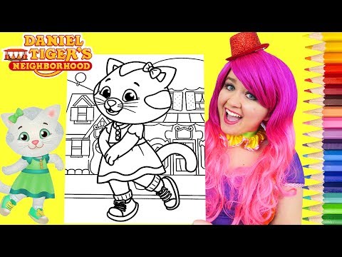 Coloring Daniel Tiger & Tigey Coloring Page Prismacolor Pencils | KiMMi