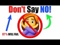 Don't Say "No" While Watching This Video 🚫