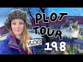 The January PLOT TOUR + Microgreens and sowing Lettuce. Ep 198 || Plot 37