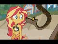 Kaa And Sunset Shimmer Third Encounter