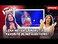The Favorite Blind Auditions of Coach LENA MEYER-LANDRUT of The Voice Kids Germany! 😍 | Top 10