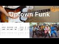 Mark Ronson ft. Bruno Mars - Uptown Funk (guitar cover with tabs & chords)