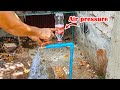 Amazing Idea he fix PVC pipe low pressure by using plastic bottle #freeenergy #diy #pipe.