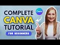 FULL CANVA TUTORIAL 2024 | How To Use Canva For BEGINNERS!